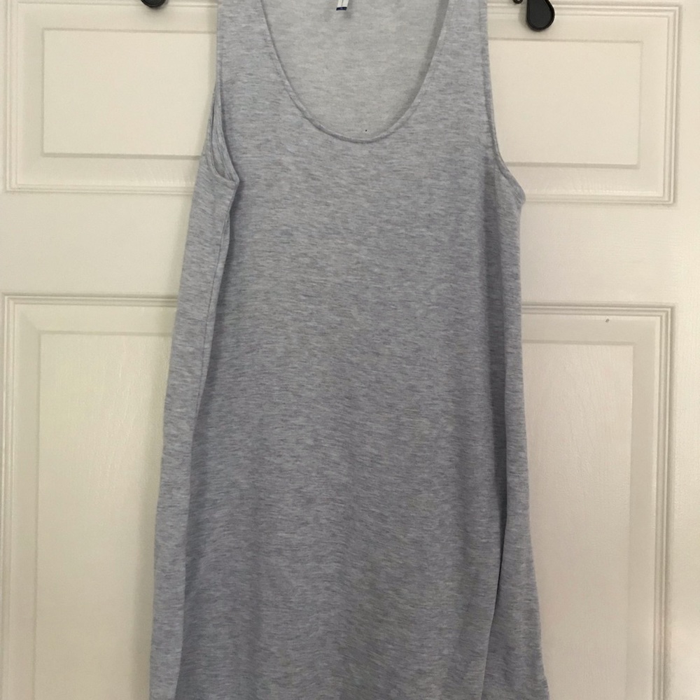 High/low blue dress size M